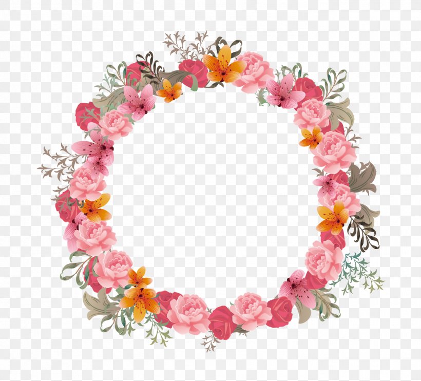 Vector Wreaths, PNG, 1393x1262px, Wreath, Crown, Floral Design, Flower, Pattern Download Free