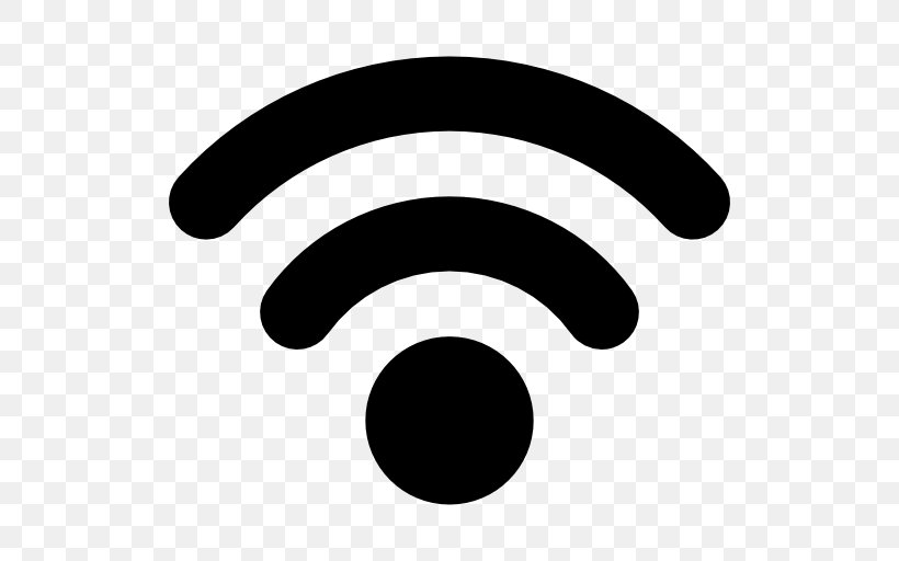 Wi-Fi Symbol Hotspot, PNG, 512x512px, Wifi, Black And White, Hotspot, Internet, Logo Download Free