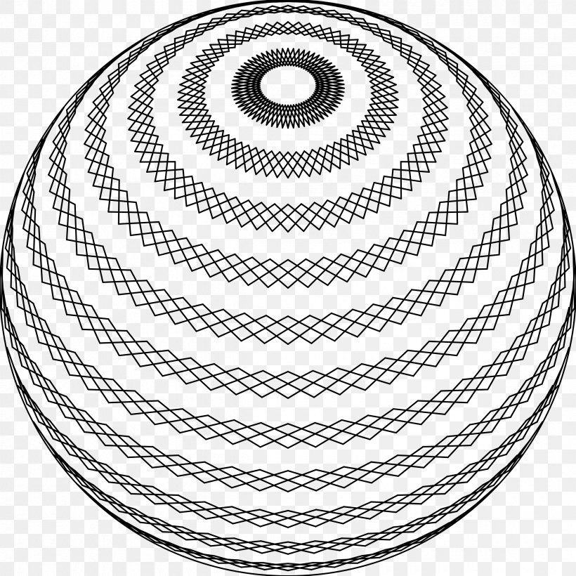 Spiral Line Art, PNG, 2400x2400px, Spiral, Black And White, Drawing, Hardware Accessory, Line Art Download Free
