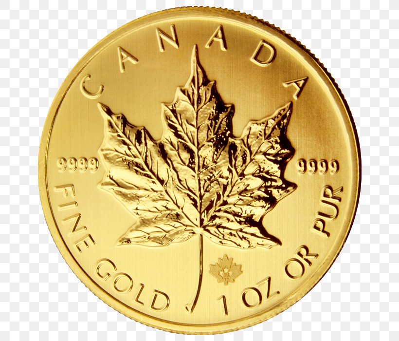 Canadian Gold Maple Leaf Bullion Coin Gold Coin Royal Canadian Mint, PNG, 700x700px, Canadian Gold Maple Leaf, Bullion, Bullion Coin, Canadian Dollar, Canadian Silver Maple Leaf Download Free
