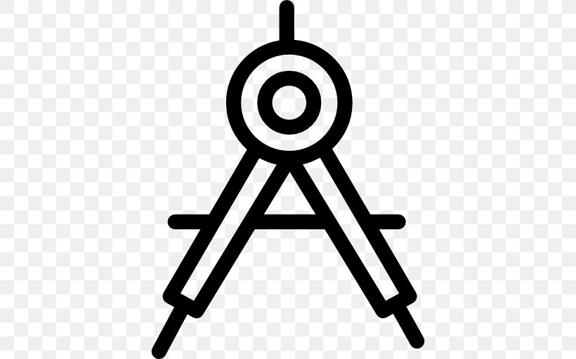 Drawing Compass, PNG, 512x512px, Drawing, Black And White, Compass, Line Art, Royaltyfree Download Free