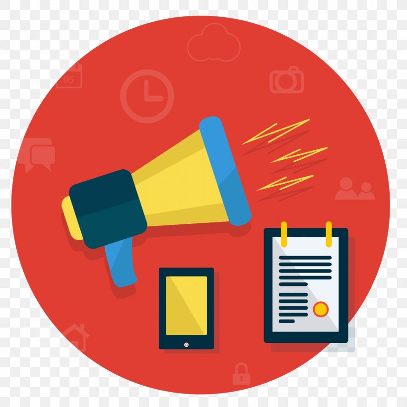 Illustration, PNG, 1500x1500px, Flat Design, Internet, Loudspeaker, Megaphone, Technology Download Free