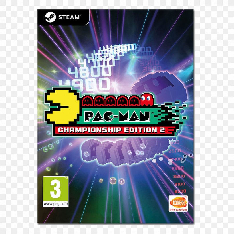 Pac-Man Championship Edition 2 Pac-Man 2: The New Adventures Bandai Namco Entertainment, PNG, 1200x1200px, Pacman Championship Edition 2, Advertising, Arcade Game, Bandai Namco Entertainment, Brand Download Free