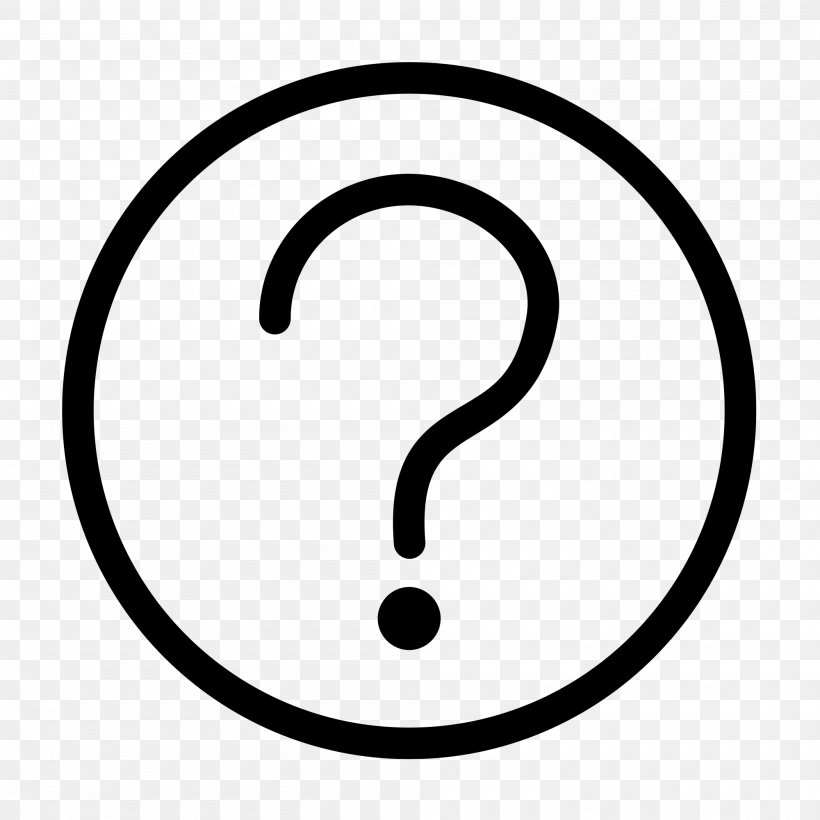 Question Mark Clip Art Information, PNG, 2000x2000px, Question Mark, Blackandwhite, Information, Line Art, Noun Download Free