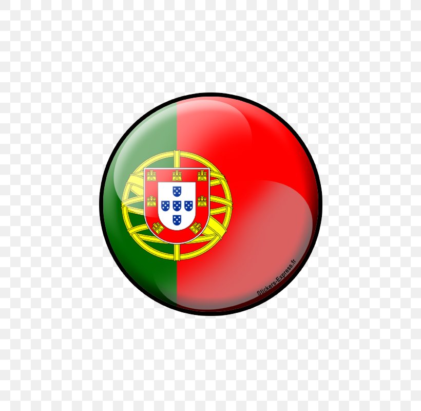 Flag Of Portugal Logo Sticker, PNG, 800x800px, Portugal, Art, Ball, Cricket Ball, Flag Download Free