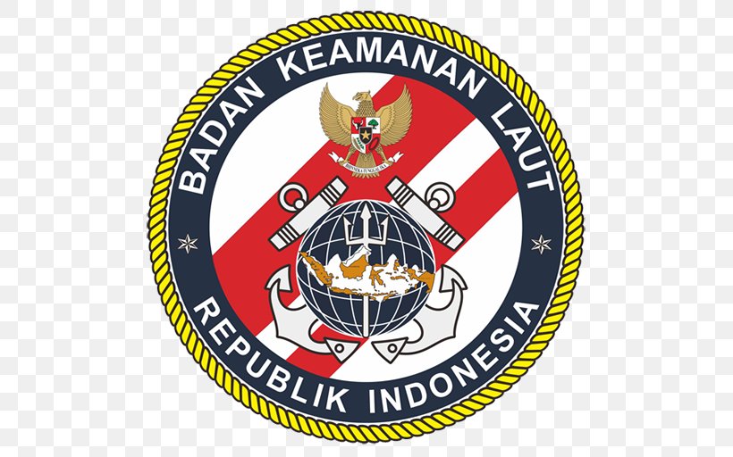 Indonesian Maritime Security Agency Logo Organization Indonesian Language, PNG, 512x512px, Indonesia, Area, Badge, Brand, Crest Download Free