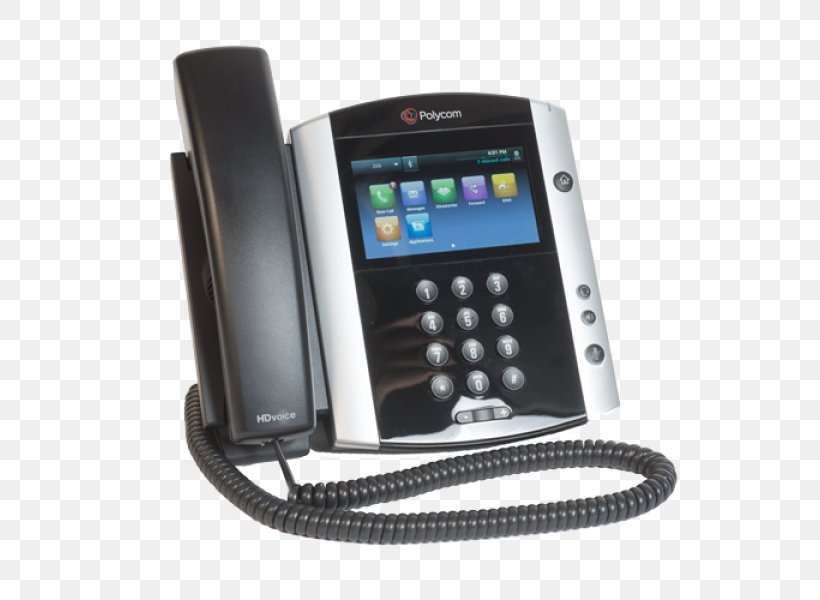 Polycom VVX 600 VoIP Phone Telephone Polycom VVX 500, PNG, 600x600px, Polycom, Business, Business Telephone System, Communication, Corded Phone Download Free
