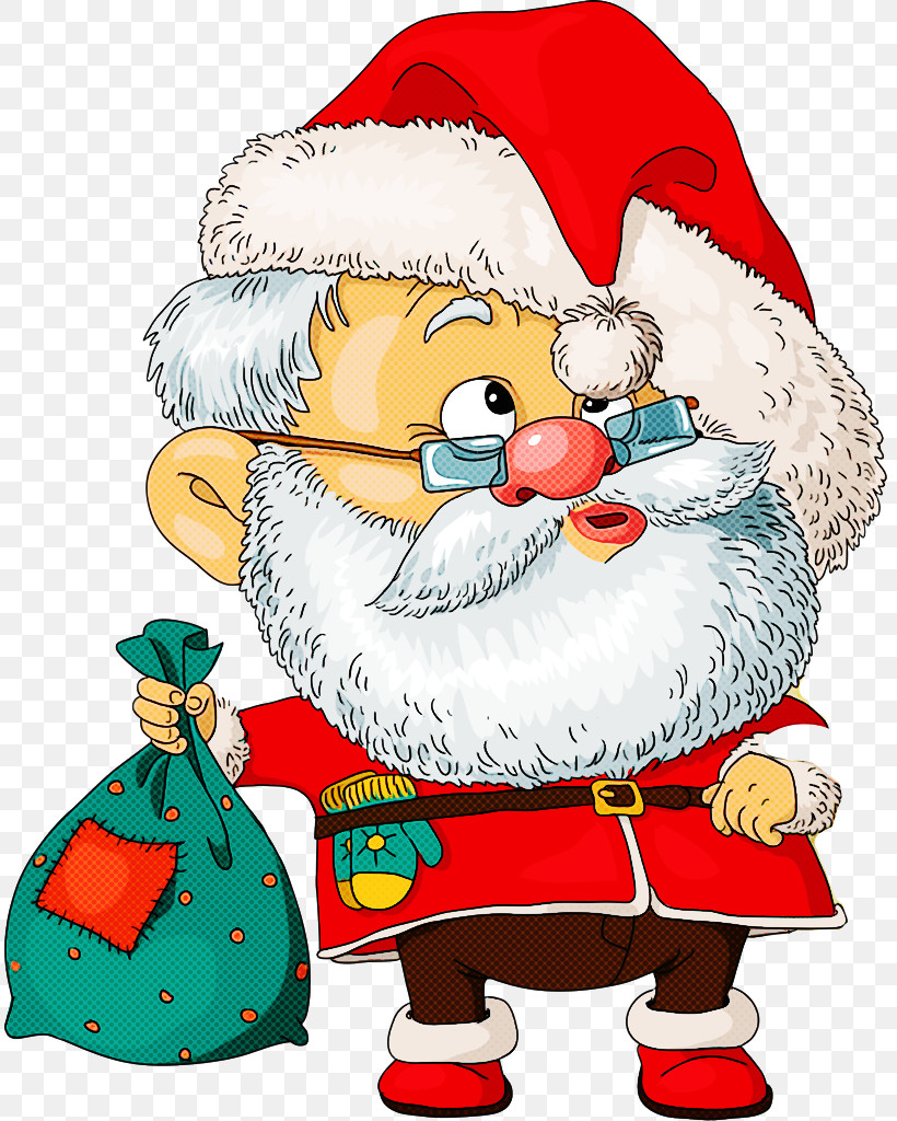 Santa Claus, PNG, 812x1024px, Cartoon, Christmas, Christmas Eve, Santa Claus Download Free
