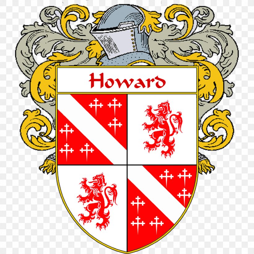 T-shirt Crest Coat Of Arms Howard Family, PNG, 1024x1024px, Tshirt, Ancestor, Area, Art, Coat Of Arms Download Free