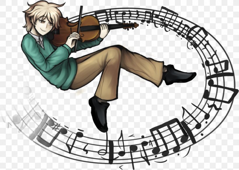 Violin Artist Danganronpa, PNG, 1024x731px, Watercolor, Cartoon, Flower, Frame, Heart Download Free