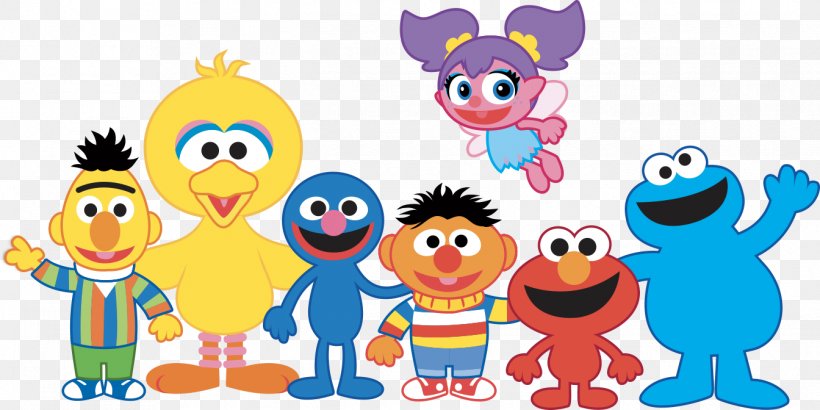 Elmo Big Bird Sesame Street Characters Cookie Monster Abby Cadabby, PNG, 1344x672px, Elmo, Abby Cadabby, Animated Cartoon, Animation, Art Download Free