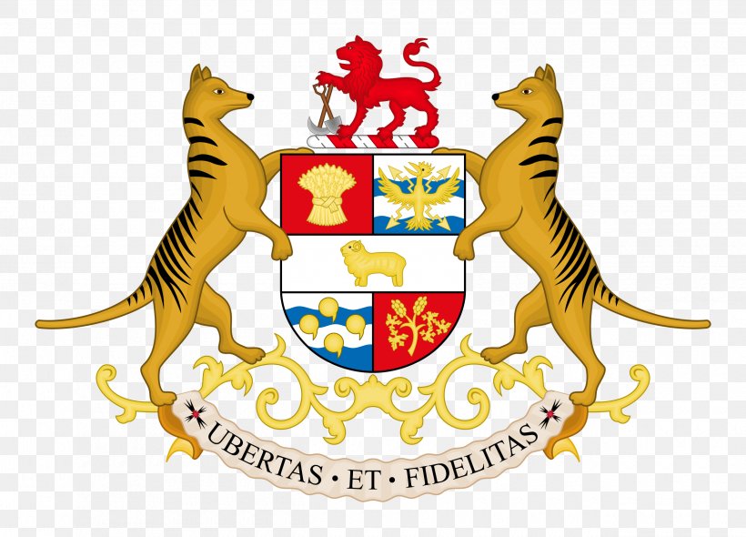 Hobart Tasmanian Tiger: Precious Little Remains Coat Of Arms Of Australia Thylacine, PNG, 2500x1801px, Hobart, Australia, Brand, Carnivoran, Coat Of Arms Of Australia Download Free