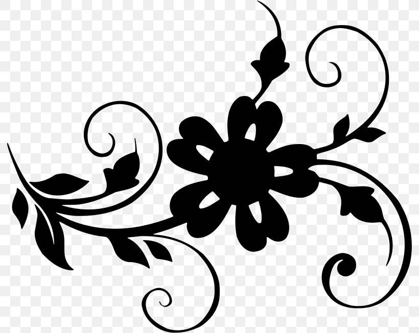 Petal Leaf Floral Design Clip Art, PNG, 793x652px, Petal, Artwork, Black, Black And White, Butterfly Download Free