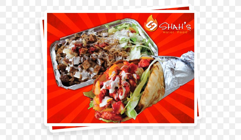 Shah’s Halal Food Korean Taco Vegetarian Cuisine Burrito, PNG, 600x477px, Halal, American Food, Burrito, Cuisine, Dish Download Free