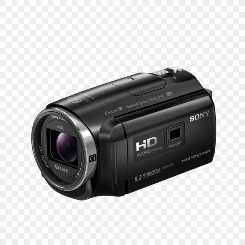 Video Cameras Handycam Sony Camcorders, PNG, 1000x1000px, Video Cameras, Active Pixel Sensor, Bionz, Camera, Camera Lens Download Free