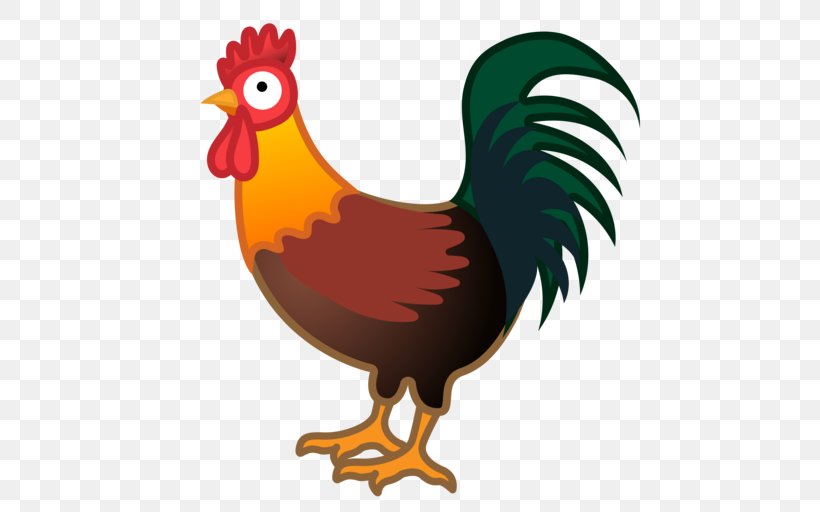 Chicken Emojipedia Rooster Bird, PNG, 512x512px, Chicken, Beak, Bird, Email, Emoji Download Free