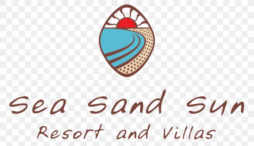 Logo Brand Sea Sand Sun Resort & Villas Beach Font, PNG, 2362x1368px, Logo, Beach, Brand, Cartoon, Resort Download Free