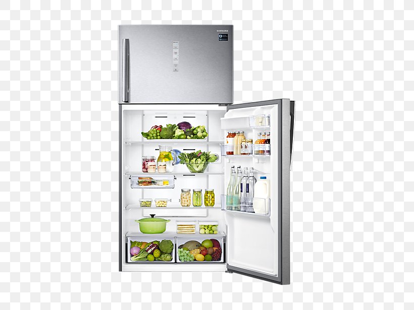 Refrigerator Freezers Samsung Electronics SAMSUNG Fridge Freezer, PNG, 802x615px, Refrigerator, Door, Food, Freezers, Ge Spacemaker Gce06g Download Free