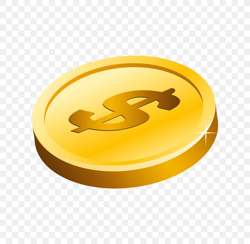 American money gold coin one cent penny Royalty Free Vector