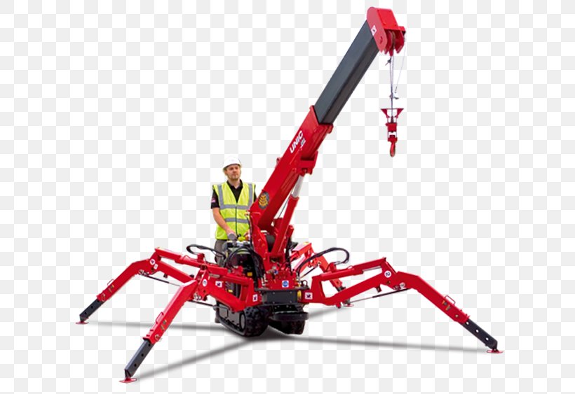 Mobile Crane クローラークレーン Spider Heavy Machinery, PNG, 652x563px, Crane, Electric Motor, Elevator, Excavator, Heavy Machinery Download Free