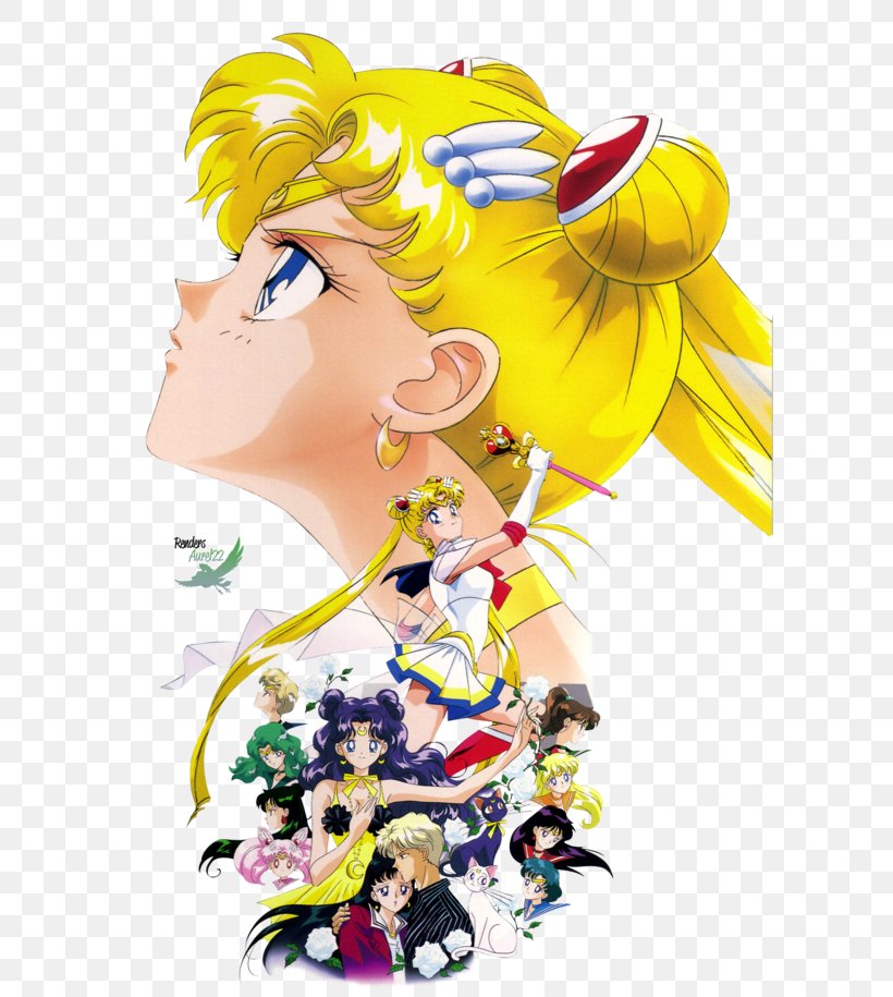 Sailor Moon Sailor Venus YouTube Film Dark Kingdom, PNG, 600x915px, Watercolor, Cartoon, Flower, Frame, Heart Download Free