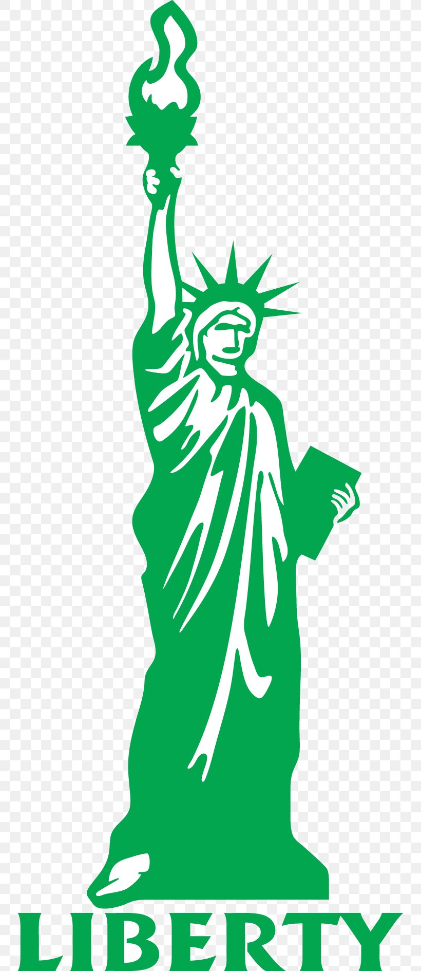 Statue Of Liberty Drawing Cartoon Clip Art, PNG, 750x1890px, Statue Of Liberty, Area, Art, Artwork, Black And White Download Free