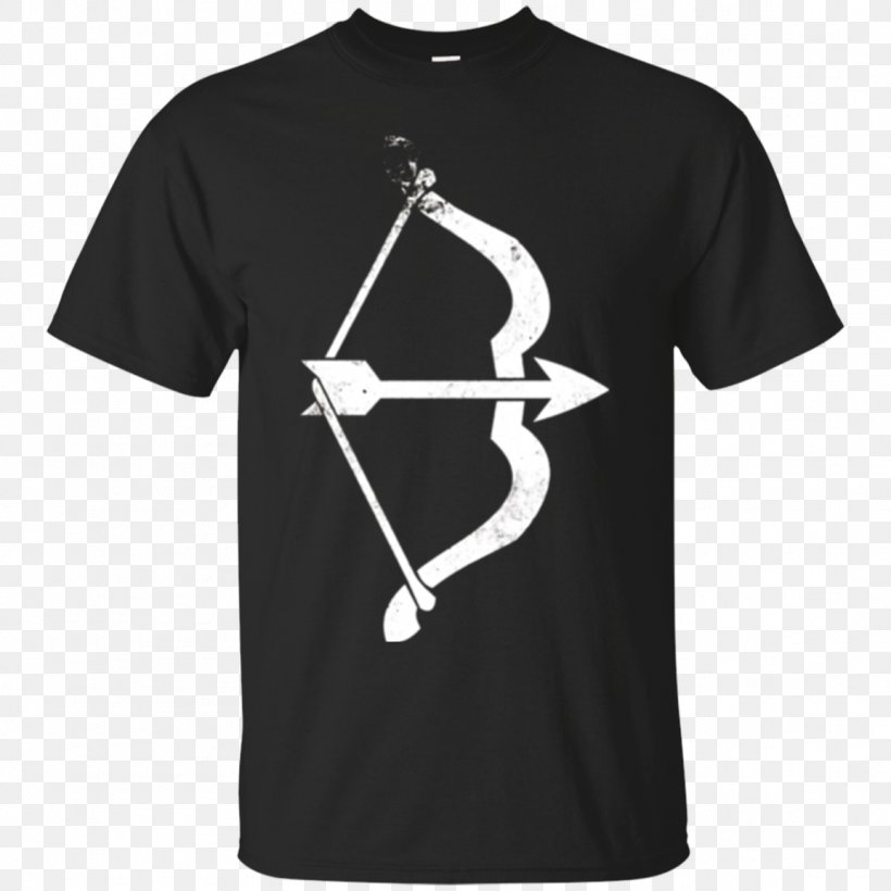 T-shirt Bow And Arrow Quiver Clip Art, PNG, 1155x1155px, Tshirt, Black, Black And White, Bow And Arrow, Bowhunting Download Free