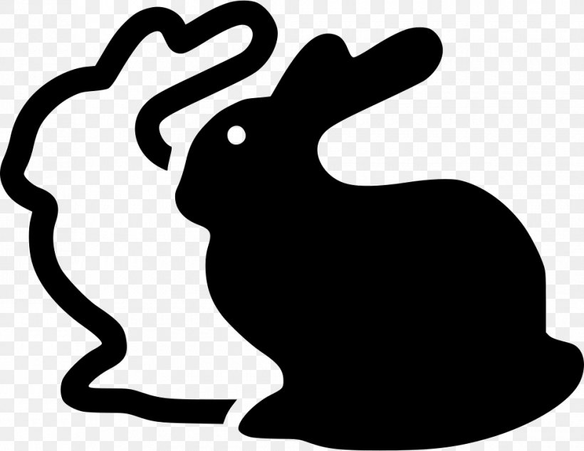 Domestic Rabbit Tilad Veterinary Center Cloning Clip Art, PNG, 980x758px, Domestic Rabbit, Animal Breeding, Artwork, Black, Black And White Download Free