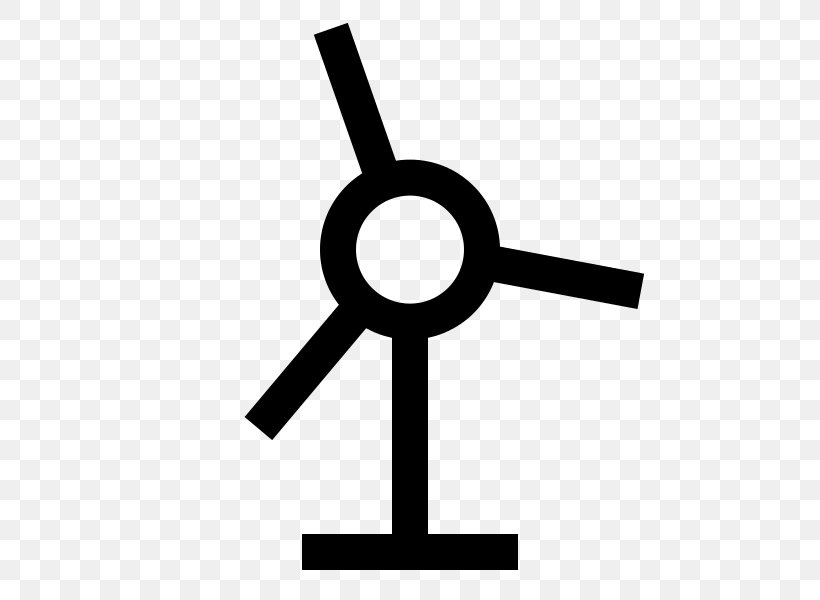 Windmill Wind Farm Map Symbolization Clip Art, PNG, 600x600px, Windmill, Black And White, Map, Map Symbolization, Mill Download Free