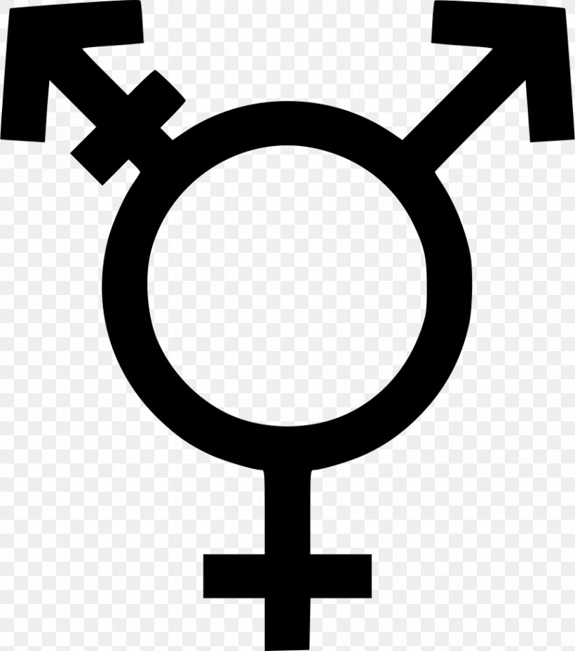Gender Symbol Transgender Sign, PNG, 866x980px, Gender Symbol, Area, Black And White, Cross, Female Download Free