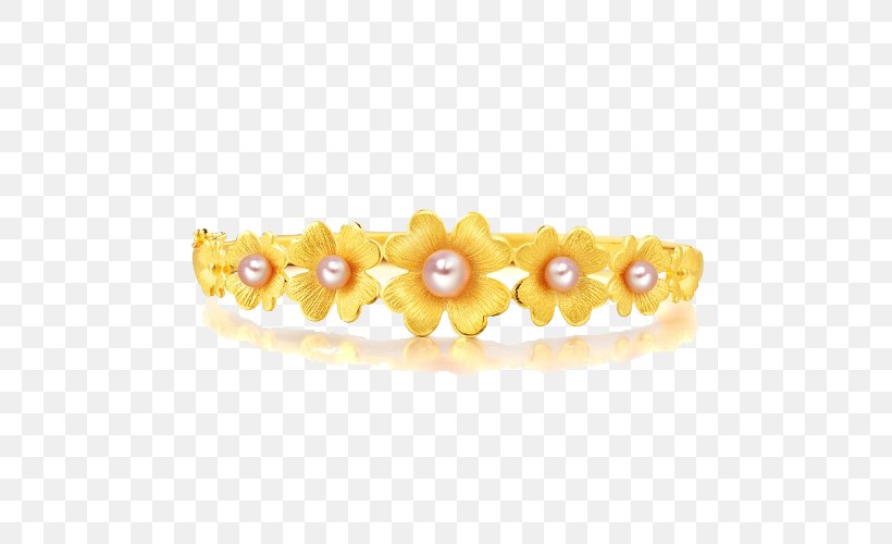 Gold Chow Sang Sang Jewellery Bracelet Tmall, PNG, 500x500px, Gold, Bangle, Bracelet, Chow Sang Sang, Chow Tai Fook Download Free