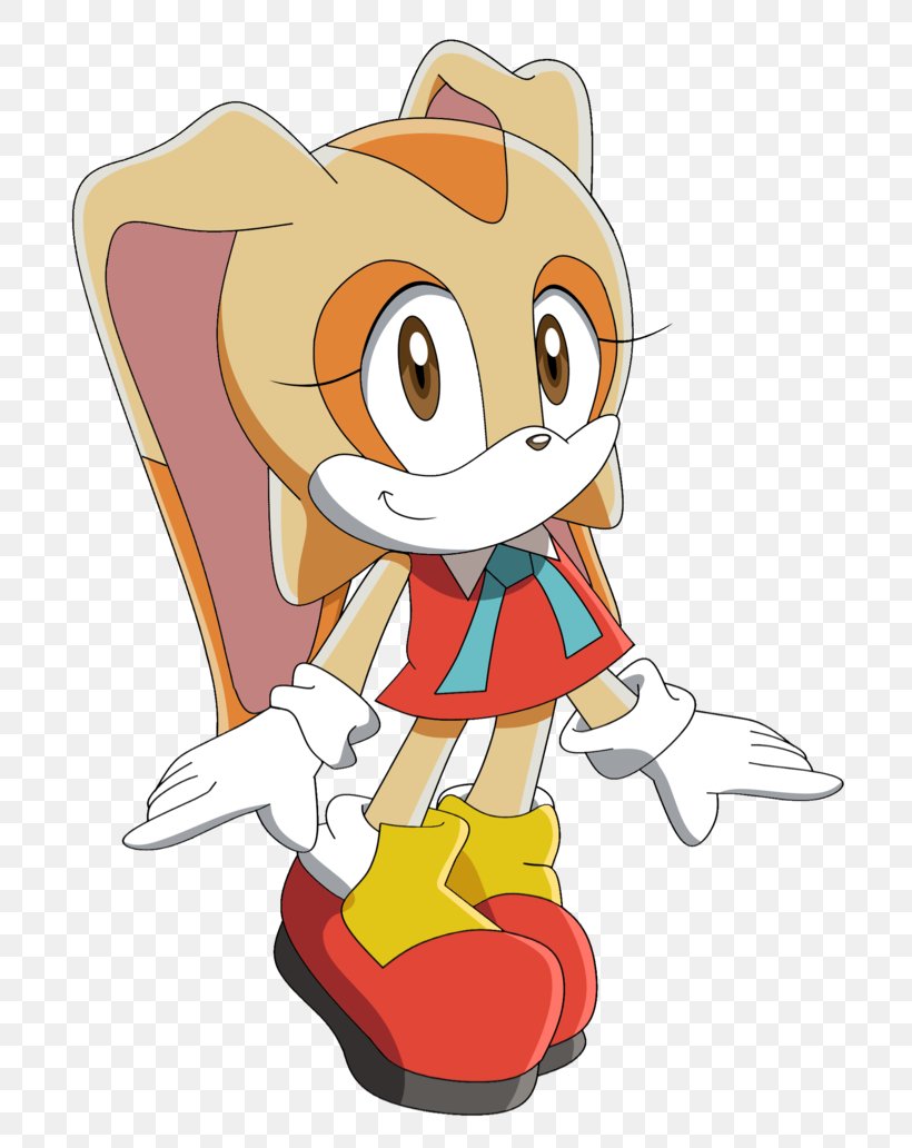 Cream The Rabbit Sonic The Hedgehog Art Amy Rose, PNG, 773x1032px, Watercolor, Cartoon, Flower, Frame, Heart Download Free