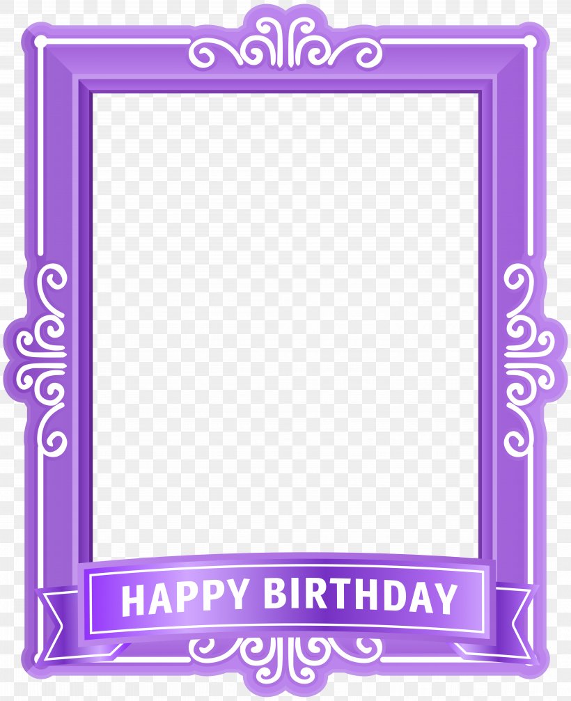 Happy Birthday Photo Frame, PNG, 8352x10258px, Picture Frames, Birthday, Birthday Photo Frame, Blue, Borders And Frames Download Free