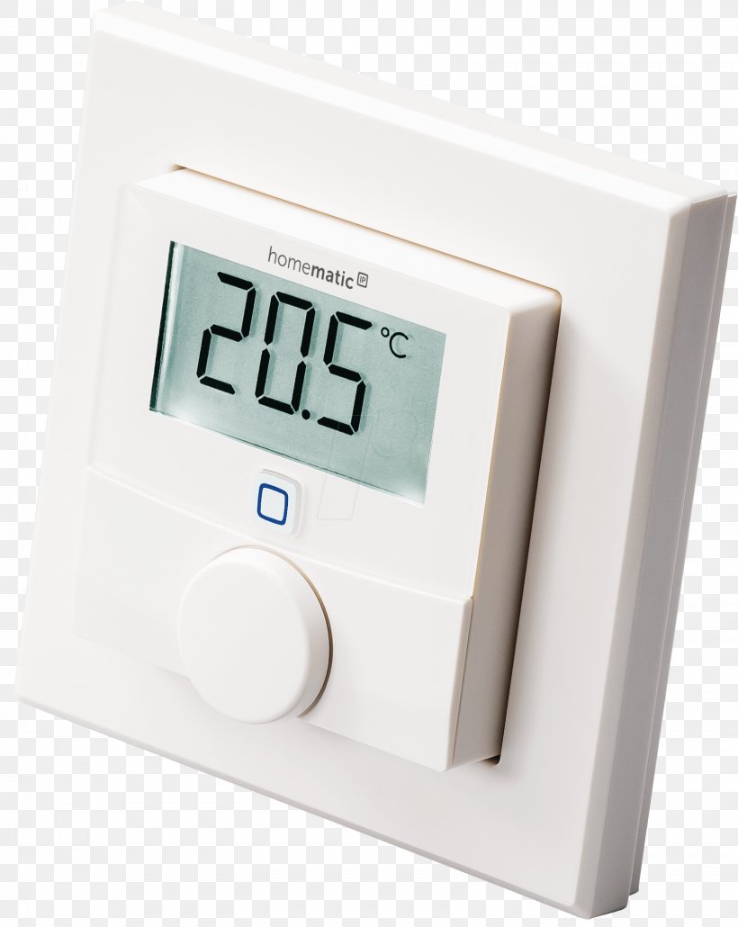 Homematic IP Wireless Wall-mounted Thermostat HmIP-WTH-2 HomeMatic Wireless Thermostat 132030 EQ-3 AG Home Automation Kits, PNG, 1599x2009px, Thermostat, Electronics, Eq3 Ag, Hardware, Heater Download Free