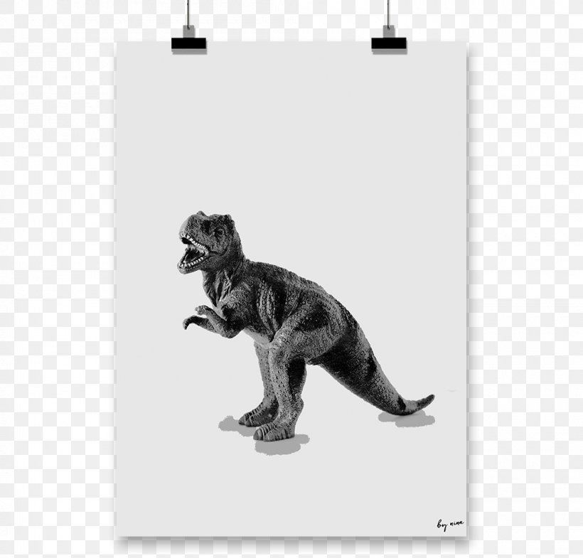 Poster Paper Typography Tyrannosaurus, PNG, 1000x958px, Poster, Black, Black And White, Botany, Dinosaur Download Free