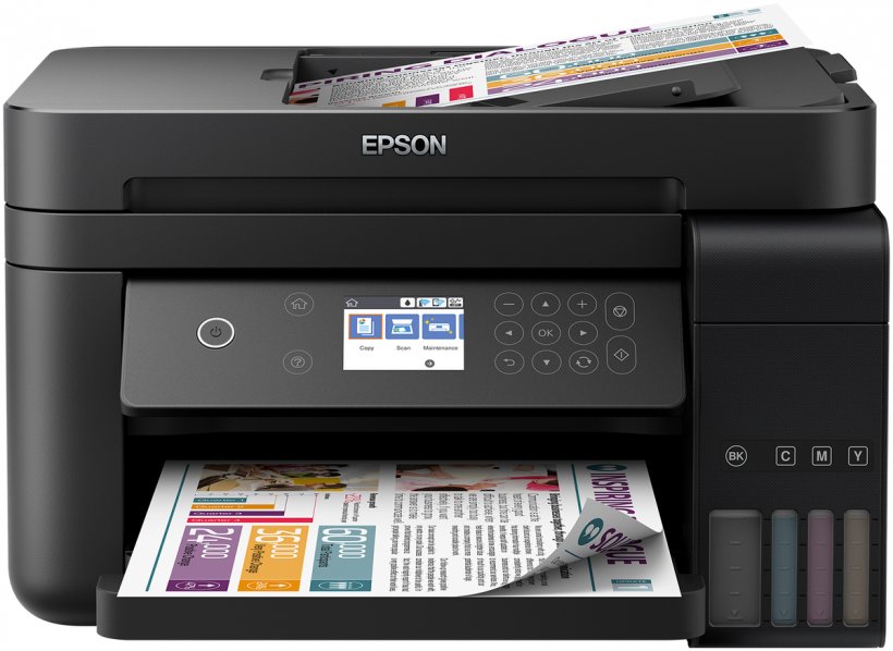 Epson Multi Function Printer Inkjet Printing Png 1200x876px