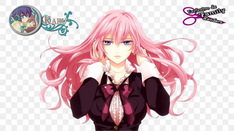 Megurine Luka Vocaloid Hatsune Miku: Project DIVA 2nd Kagamine Rin/Len, PNG, 1024x576px, Watercolor, Cartoon, Flower, Frame, Heart Download Free