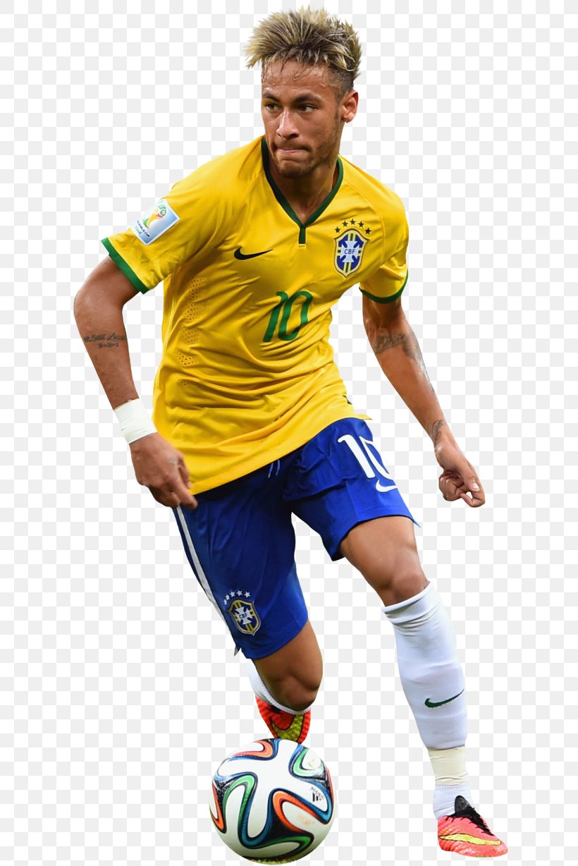 Neymar Brazil Paris Saint-Germain F.C. Real Madrid C.F. 2014 FIFA World Cup, PNG, 625x1228px, 2014 Fifa World Cup, Neymar, Ball, Brazil, Clothing Download Free