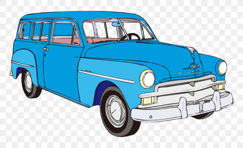 Vintage Car Cartoon, PNG, 1991x1215px, Car, Animation, Automotive Design,  Blue, Brand Download Free