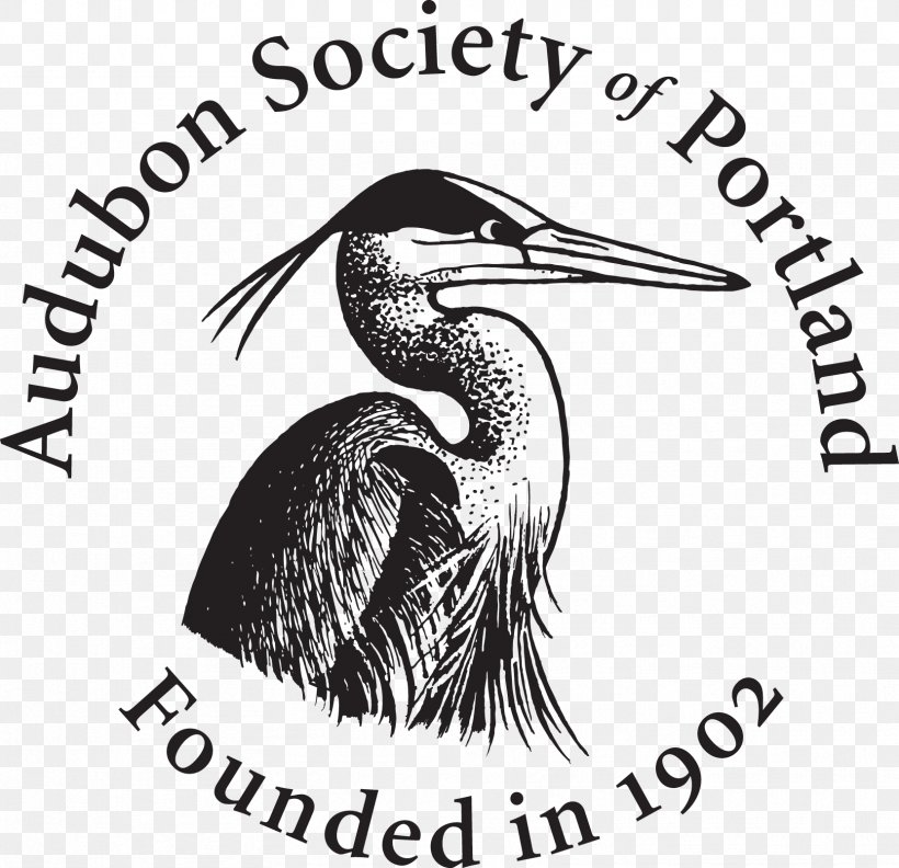 Audubon Society Of Portland National Audubon Society Feral Cat Coalition Of Oregon Logo Font, PNG, 1663x1607px, National Audubon Society, Beak, Bird, Black And White, Crane Download Free