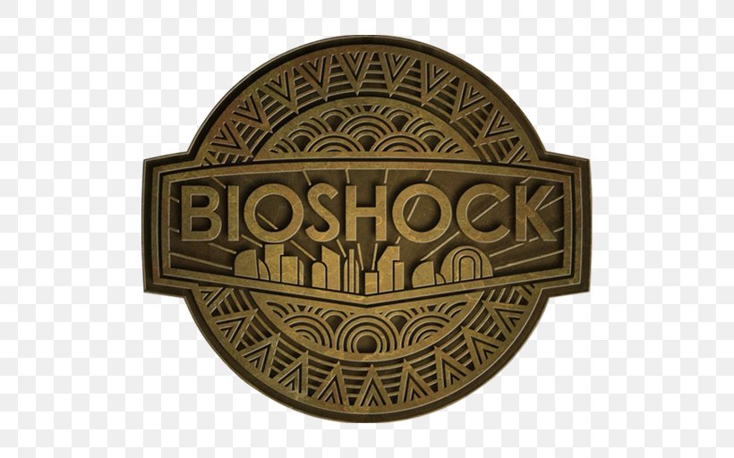 BioShock Infinite Logo Font, PNG, 512x512px, Bioshock, Bioshock Infinite, Brass, Label, Logo Download Free