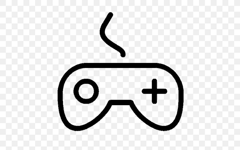 Joystick Game Controllers Gamepad, PNG, 512x512px, Joystick, Area, Black And White, Eyewear, Game Controllers Download Free