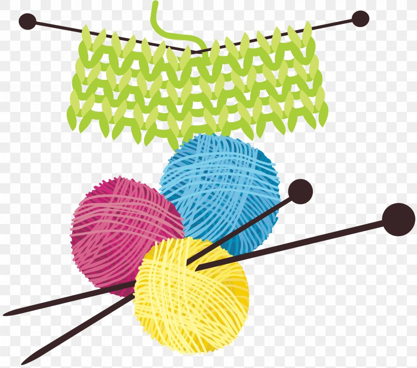 Knitting Needle Yarn Ornament, PNG, 5995x5290px, Knitting, Bobbin, Crochet, Knitting Needle, Material Download Free