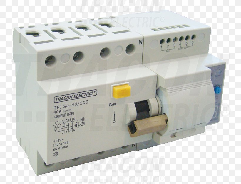 Residual-current Device Circuit Breaker Electric Current Disjoncteur à Haute Tension Electrical Network, PNG, 800x628px, Residualcurrent Device, Alternating Current, Ampere, Circuit Breaker, Circuit Component Download Free