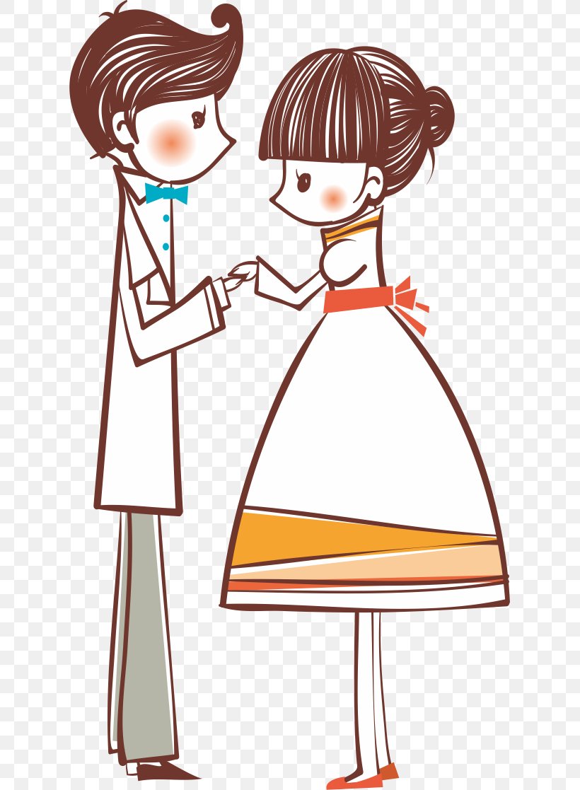 Cartoon Marriage Drawing, PNG, 623x1117px, Watercolor, Cartoon, Flower, Frame, Heart Download Free