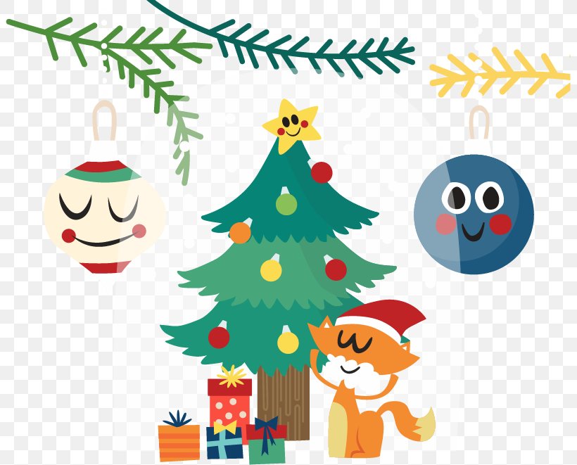 Christmas Tree Christmas Ornament Illustration, PNG, 803x661px, Christmas, Bolas, Christmas Decoration, Christmas Ornament, Christmas Tree Download Free