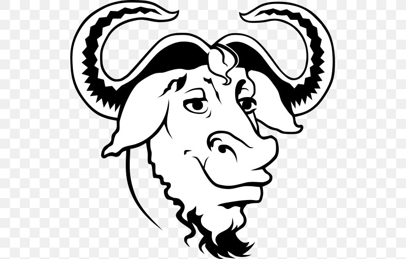 GNU Project Free Software Linux, PNG, 535x523px, Gnu, Art, Artwork, Automake, Black And White Download Free