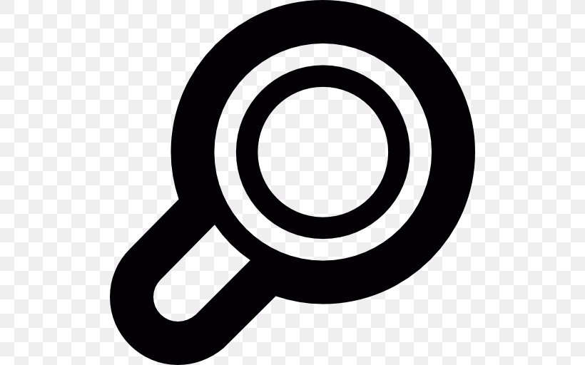 Black And White Brand Symbol, PNG, 512x512px, Magnifier, Area, Black And White, Brand, Logo Download Free