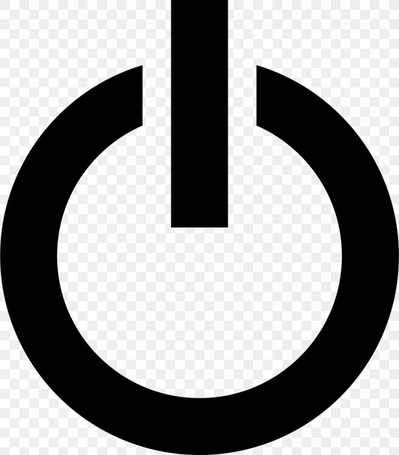 Power Symbol Clip Art, PNG, 858x980px, Power Symbol, Black And White, Button, Electrical Switches, Logo Download Free
