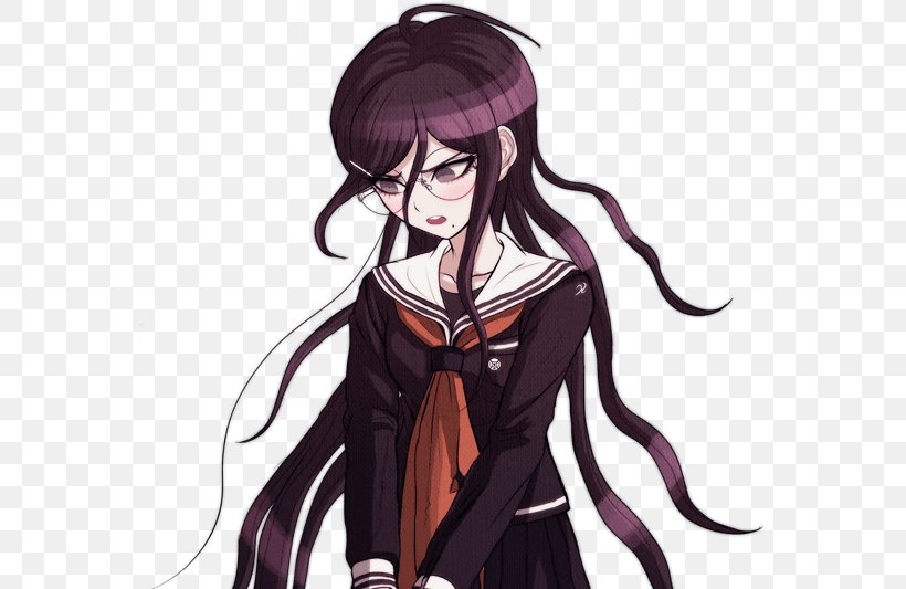 Danganronpa: Trigger Happy Havoc Danganronpa Another Episode: Ultra Despair Girls Danganronpa V3: Killing Harmony Sprite PlayStation Vita, PNG, 566x533px, Watercolor, Cartoon, Flower, Frame, Heart Download Free